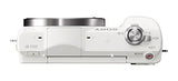Sony ILCE-5100 - Cámara EVIL de 24.7 Mp ( pantalla 3", estabilizador óptico, vídeo Full HD ), color blanco - Kit cuerpo cámara con objetivo E PZ 16-50 mm f/3.5-5.6