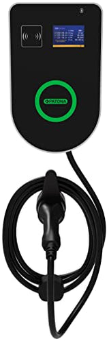 Patona Wallbox WB1-11 147739 - Cargador con Enchufe (máx. 16 A, Longitud del Cable 500 cm, IP54 IK10)