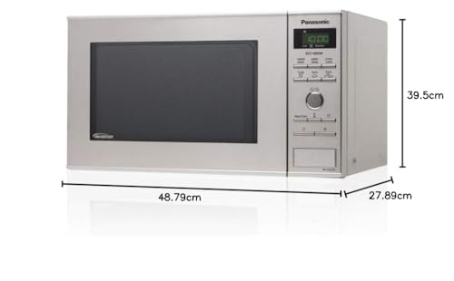 Panasonic NN-SD27 Integrado Solo - Microondas, Integrado, Solo microondas, 23 L, 1000 W, Botones, Giratorio, Acero inoxidable