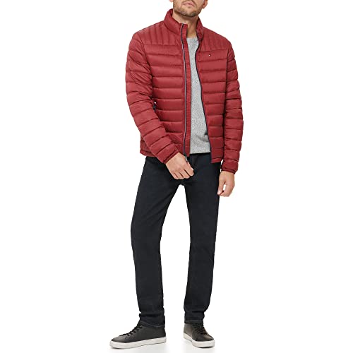 Tommy Hilfiger Ultra Loft Lightweight Packable Puffer Jacket (Standard und Big & Tall) Abrigo Alternativo de plumón, Getaway Solids, L para Hombre