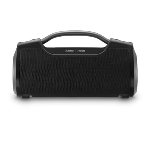 Hama Altavoz Bluetooth, Exterior, 60 W (Resistente al Agua IPX6, 12 Horas de duración de la batería, Pro Sound, Powerpack, Bluetooth USB, Caja de música Bluetooth, Caja de Fiesta Bluetooth, Altavoz