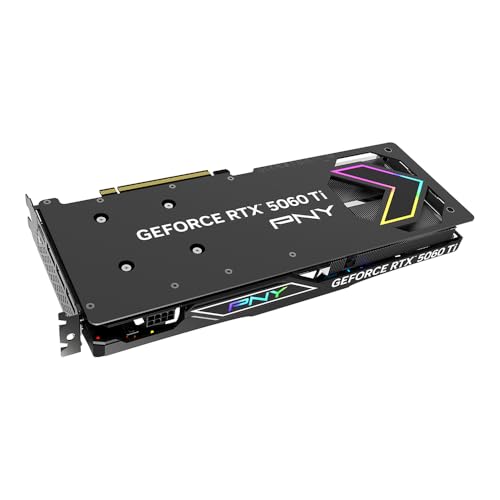 PNY GEFORCE RTX 5060 Ti 16GB ARGB Overclockeado Triple Ventilador DLSS 4