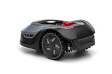 IKRA Robot cortacésped iROM 600 para céspedes de hasta 600 m², WiFi o Bluetooth, Control por App, multizona, Incl. estación de Carga & Sensor de Lluvia, 6 Cuchillas de Repuesto