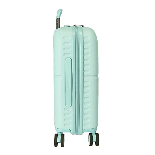 Pepe Jeans Chest Juego de maletas azul 55/70 cms Rígida ABS Cierre TSA integrado 116L 7,54 kgs 11 Ruedas dobles Equipaje de Mano