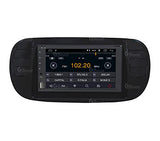 Radio de Coche para Fiat 500 Negro Mate GPS Bluetooth WiFi USB Dab+ Touchscreen 6.2" 4core Carplay AndroidAuto