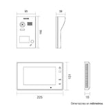 KIT Videoportero FERMAX 1401 WAY 7" 1 LINEA