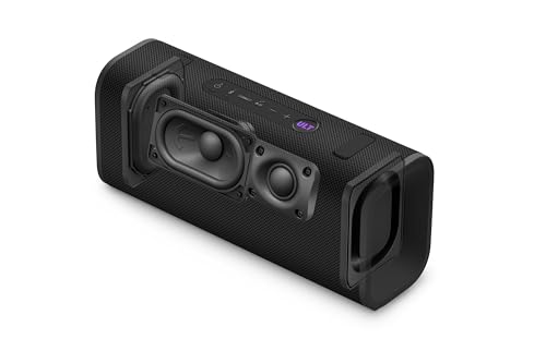 Sony ULT Field 3 - Altavoz Bluetooth portátil con ULT Power Sound, batería de 24 Horas, IP67, Resistente al Agua, al Polvo y a los Golpes, Correa Desmontable para el Hombro, Compacto - Negro