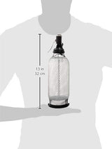 iSi 1060 Sodamaker Classic, 1,0 L, burbujeador de agua para agua con gas, burbujeador con botella PEN de malla de acero inoxidable, dióxido de carbono para agua, 106001