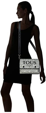 TOUS, BANDOLERA M. AUDREE K MINI para Mujer, BEIGE-NEGRO, MEDIANO