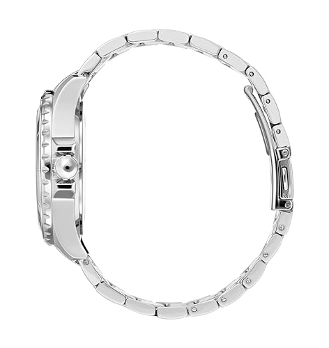 BOSS Reloj Analógico de Cuarzo Multifunción para Mujer Colección Premiere con Correa de Acero Inoxidable Plateada - 1502444