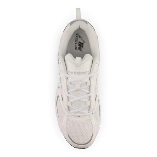 New Balance 408, Sneaker Hombre, Blanco/Plata, 42.5 EU
