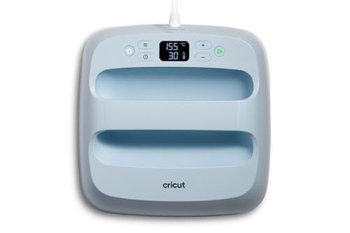 Cricut EasyPress 3 | Placa térmica de 22,5 cm x 22,5 cm | Prensa térmica para camisetas, cojines, bolsas de tela y mucho más | Uso con vinilo termoadhesivo (HTV)