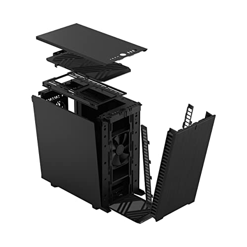 Fractal Design Define 7 Mini Black Brushed Aluminum/Steel Micro ATX Silent Mini Tower Computer Case