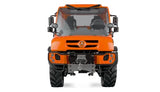 Amewi Mercedes-Benz Unimog 4WD 1:10 ARTR Orange RC - Soporte teledirigido con Licencia para vehículo