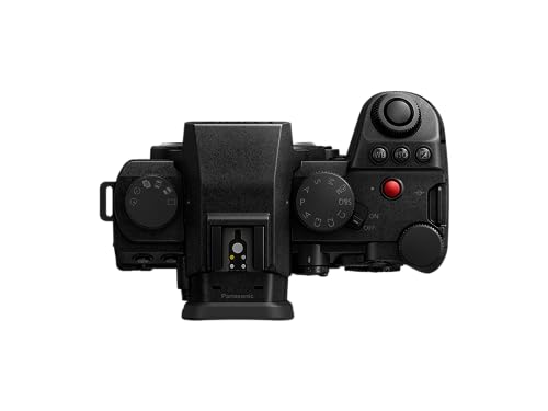 Panasonic LUMIX DC-S5M2XE Cámara Marco Completo Sin Espejo, Grabación 4K 60P y 6K 30P, Pantalla Abatible, Wi-Fi, AF Híbrido De Fase, IS Activo, ISO Nativo Dual, Batería DMW-BLK22, Solo Cuerpo