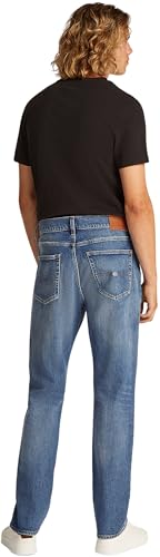 Tommy Jeans Vaqueros Hombre Ryan Slim Straight Leg, Azul (Denim Medium), 30W/38L