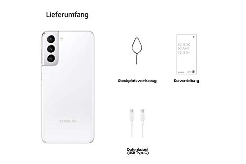 Samsung Galaxy S21 5G - Smartphone 128GB, 8GB RAM, Dual Sim, White
