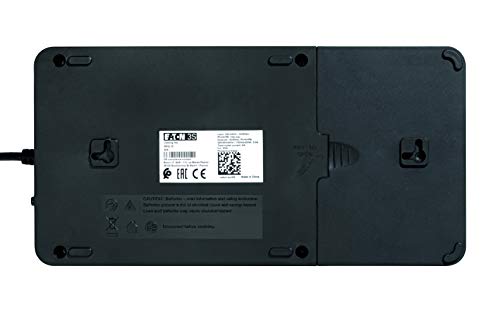 Eaton 3S 450 FR - Off-Line UPS - Sistema de alimentación ininterrumpida SAI - 3S450F - 450VA (6 Salidas Tipo FR) - Negro y Blanco