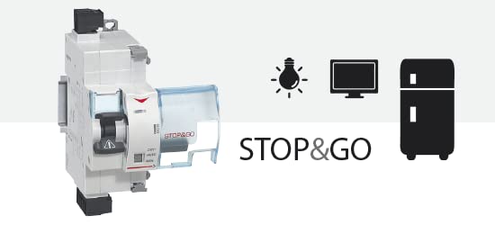 LEGRAND Rearme automático STOP&GO con diferencial incorporado de 40 A, Blanco, 406288EC