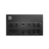 MSI mag 850W Fuente de alimentación 80 Plus Gold - ATX 3.0 PCIe 5.0 Ready - 12VHPWR [mag A850GL PCIE5]