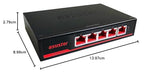 Asustor 5 Puertos Switch no administrado 2.5G Ethernet, Plug and Play | ASW205T