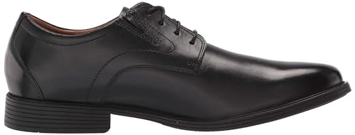 Clarks Whiddon Plain, Zapatos Oxford para Hombre Black Leather 555554, 48 EU