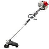 IKRA 73046710 Herramienta multifunción a Gasolina IBKH 33, 4en1: cortabordes, desbrozadora, Cortasetos telescópico y podadora de Altura, 900 W, Gris, Rojo y Negro