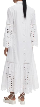 Desigual Vest_Orleans Casual Dress, Blanco, M Women's