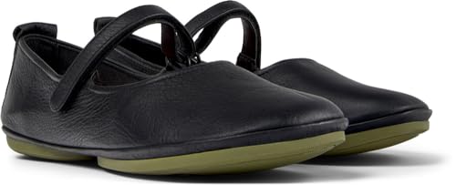 Camper Women's Right Nina K201365 Mary Jane Flat, Black 019, 35 EU