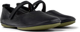 Camper Women's Right Nina K201365 Mary Jane Flat, Black 019, 35 EU