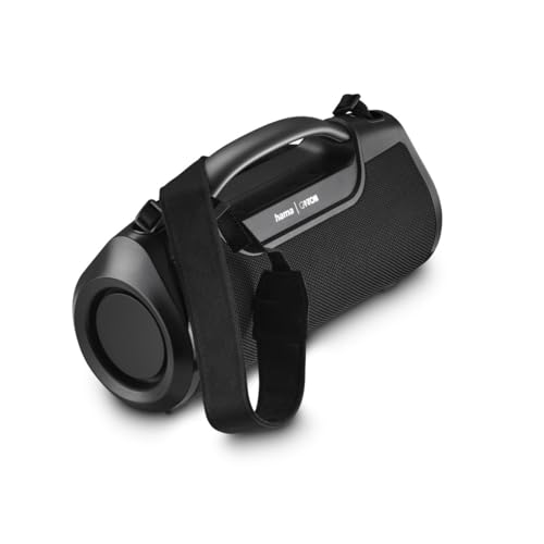 Hama Altavoz Bluetooth, Exterior, 60 W (Resistente al Agua IPX6, 12 Horas de duración de la batería, Pro Sound, Powerpack, Bluetooth USB, Caja de música Bluetooth, Caja de Fiesta Bluetooth, Altavoz