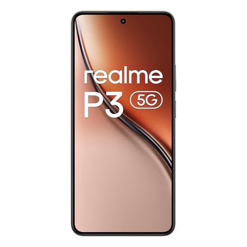 realme P3 5G Smartphone,8+256GB, Batería de 5260 mAh,Carga de 45W,Chipset Snapdragon 6 Gen 4, Cámara AI de 50MP, Pantalla Pro-Esports de 2000 nits120Hz,IP69,Gris (Sin Adaptador)