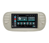 Radio de Coche para Fiat 500 Crema GPS Bluetooth WiFi USB Dab+ Touchscreen 6.2" 8core Carplay AndroidAuto