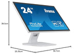 iiyama Monitor T2452MSC-W1-23.8", IPS, 1920x1080/75Hz, 1H1DP