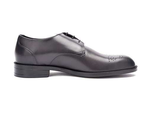 BOSS Tayil_Derb_brlt, Derby Hombre, Dark Grey, 42 EU
