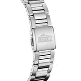 LOTUS Reloj Hombre 18916/4 Chrono Caja de Acero Inoxidable 316l Plateado Correa de Acero Inoxidable 316l Plateado
