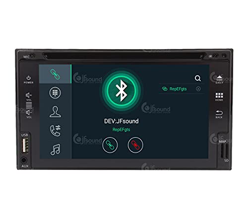 Radio de Coche universales 2 DIN Android GPS Bluetooth WiFi USB Dab+ Touchscreen 6.2" 8core Carplay AndroidAuto DVD