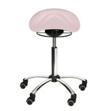 Silla de sillín Comfort con mecanismo de giro rosa