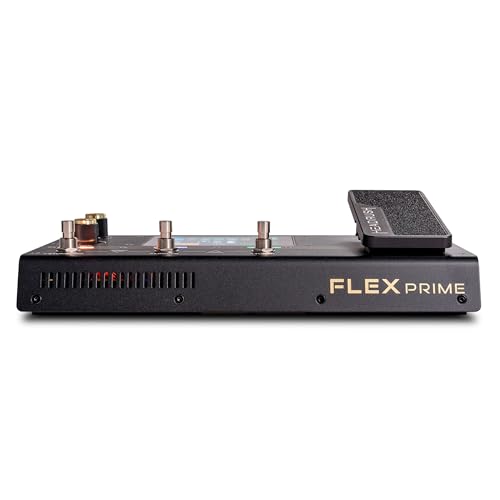 HeadRush Flex Prime - Pedal Multiefectos para Guitarra y Bajo y Procesador de Modelado de Amplis con Pantalla Táctil, Looper, WiFi, Bluetooth y USB