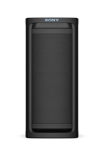 Sony ULT Tower 9AC, Altavoz Bluetooth definitivo para Fiestas, alimentación de Red, 2 Modos ULT Power Sound, Altavoz X-Balanced, iluminación y Sonido 360, entradas de Karaoke, Negro