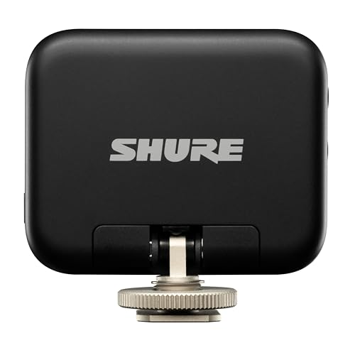 Shure MoveMic Receiver - Receptor de cámara montable para zapatas fría para micrófonos MoveMic Lavalier, compatible con la mayoría de las cámaras DSLR y computadoras (MV-R-Z6)