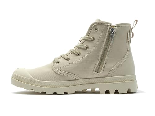 Palladium Pampa Hi Zip Organic, Zapatillas Unisex Adulto, Sahara, 43 EU