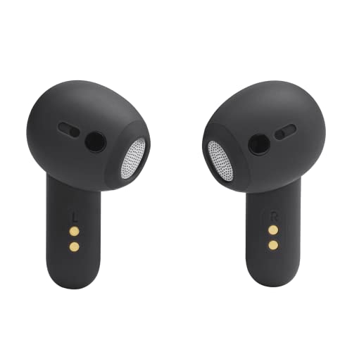 JBL Live Flex, Auriculares In Ear inalámbricos con estuche de carga inteligente, tecnología Bluetooth y de cancelación adaptativa de ruido, llamadas manos libres y hasta 40 horas de autonomía, negro