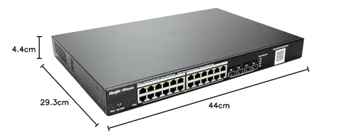 Ruijie Conmutador PoE gestionado Gigabit L2 de 24 Puertos