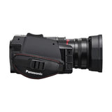 Panasonic HC-X1200E 4K 60p Videocámara Estilo De Mano con Lente Gran Angular de 25 mm, Zoom Óptico de 24x, OIS Híbrido de 5 Ejes, USB PD, Negra