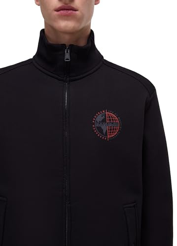 Napapijri Hombre Sudadera con Cremallera Completa Beril Negro S