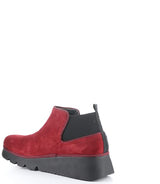 FLY London Boots, Botas Estilo Chelsea Mujer, Red, 41 EU