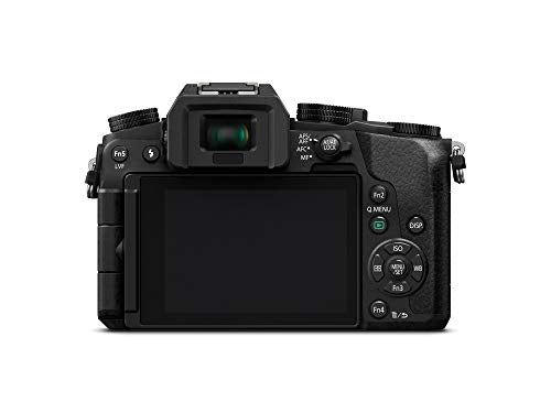 Panasonic Lumix DMC-G7KEC - Cámara EVIL de 16 MP, Pantalla 3", Grabación de Vídeo en 4K, Wi-Fi, RAW, Cuerpo Ergonómico, Kit con Objetivo Lumix Vario 14 - 42 mm/F3.5 - 5.6, Color Negro