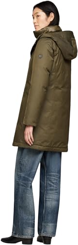 Tommy Hilfiger Parka Mujer Nylon Mix Padded Parka Acolchada, Multicolor (Army Green), XL