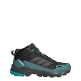 adidas Terrex Skychaser AX5 Mid Gore-Tex Hiking Shoes, Zapatos de Senderismo Hombre, Core Black/Carbon/Pure Teal, 42 EU